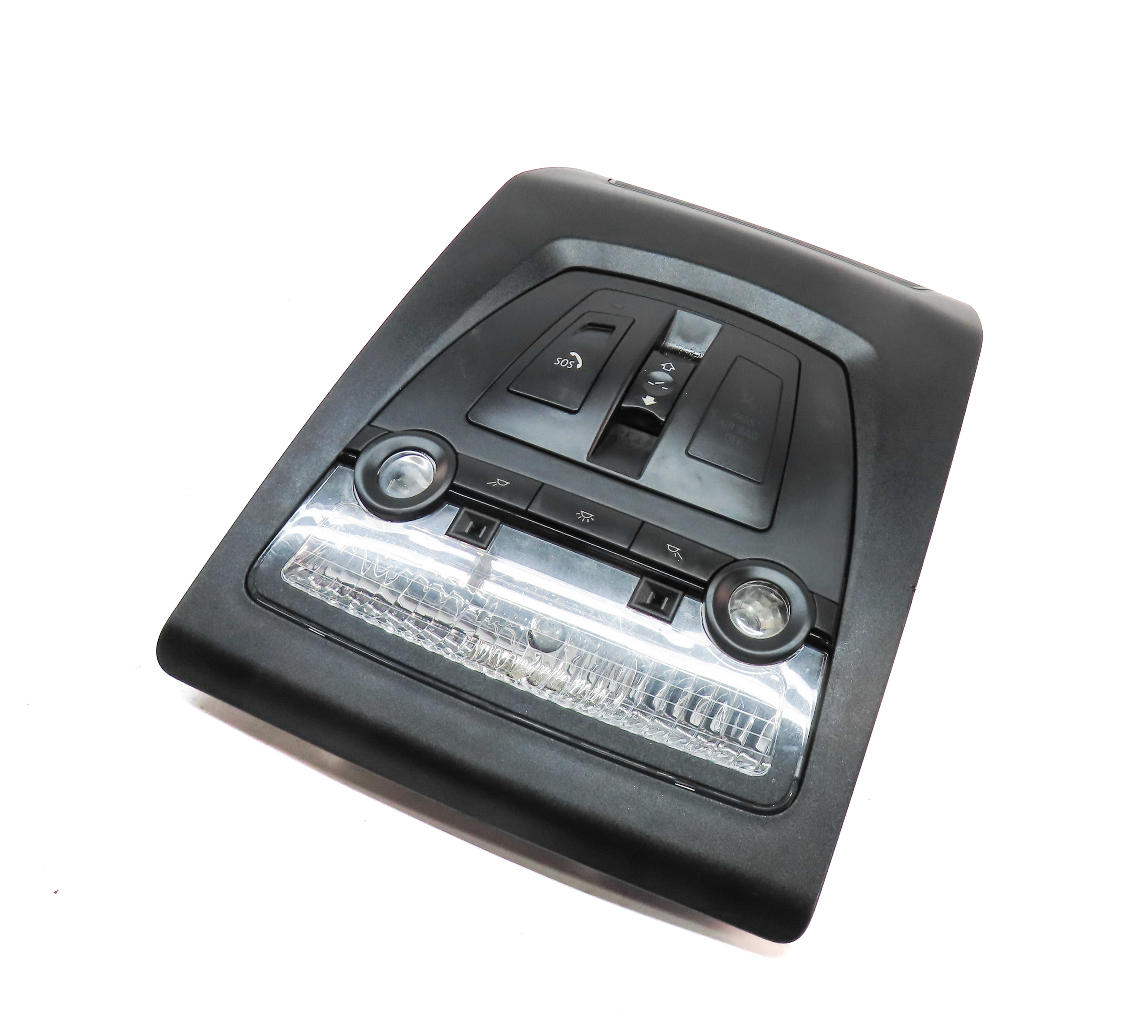 2013 BMW 535I (F10) FRONT OVERHEAD DOME LIGHT LAMP w/ SOS SUNROOF SWITCH — exact item pictured